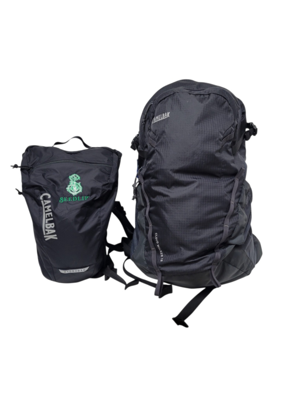Camelbak Cloud Walker 18 Black Backpack & Hydrobak Sling Bag Combination Pre-own